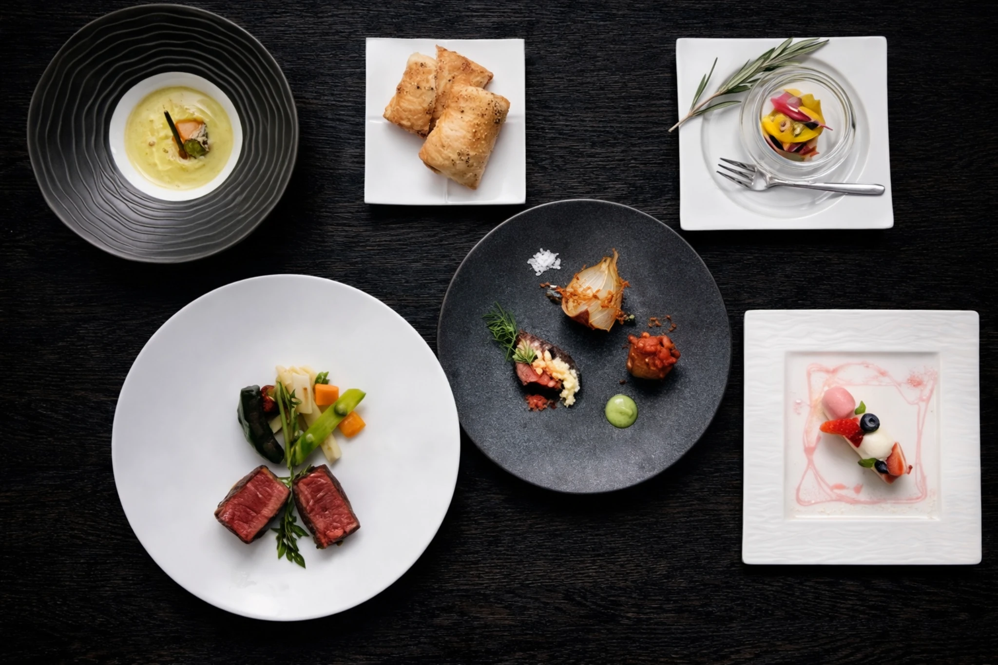 Fire Lunch Lunch in Tokyo | Wood-Fired Grill & Seasonal Lunch Menu | BLACK TERRACE